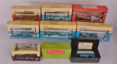 Lot 2 - ABC Model and Britbus 1:76 Scale Far Eastern Buses (8)