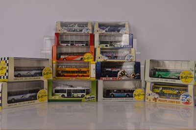 Lot 8 - 1:76 Scale Far Eastern Buses by Creative Master Northcord and Sun Hing (14)
