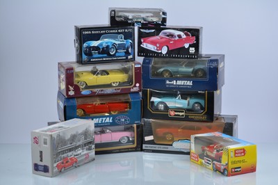Lot 87 - Modern Diecast 1:18 Scale and Smaller American Cars and Other Items (23)