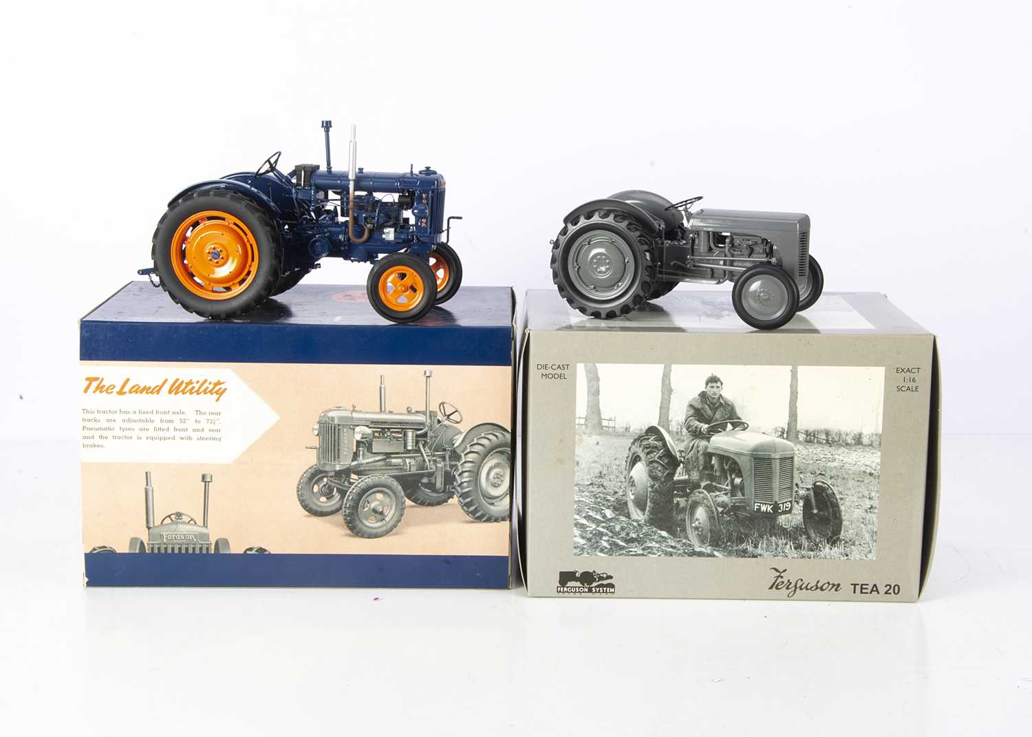 Lot 90 - 1:16 Scale Fordson and Massey Ferguson Tractors