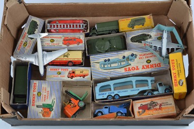 Lot 158 - Postwar Dinky Playworn Commercial and Military Vehicles (10)