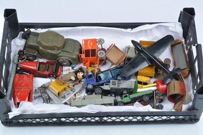 Lot 163 - Postwar Playworn Diecast and Other Models and Figures (25)