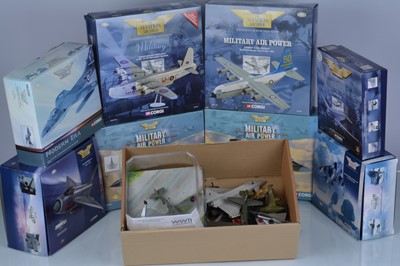 Lot 188 - WWII and Later Diecast Military Aircraft (34)