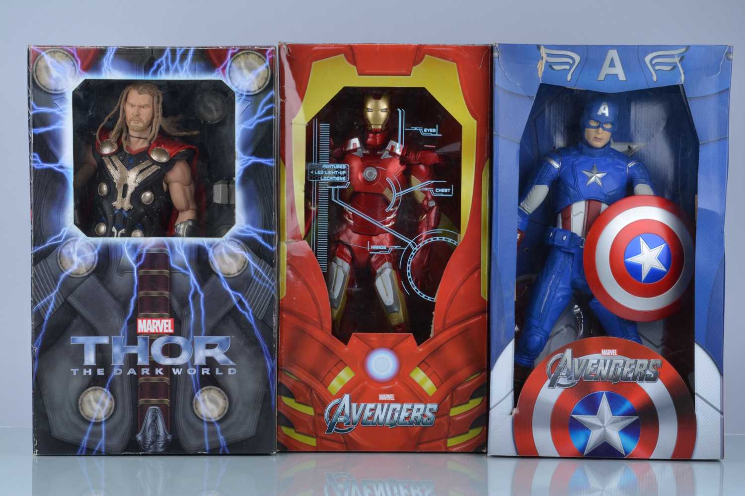 Lot 204 - NECA Marvel 18" Action Figures
