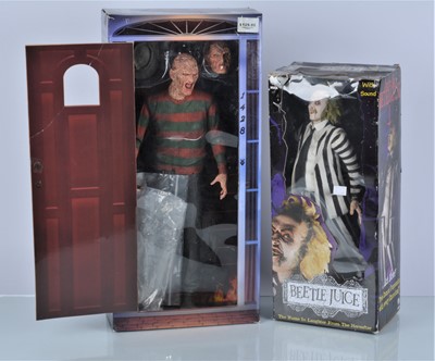 Lot 211 - NECA 18" Horror Action Figures