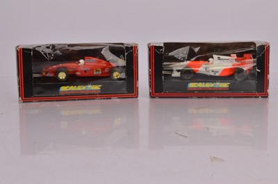 Lot 258 - Two Scalextric F1 Cars