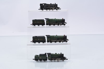 Lot 308 - Graham Farish Hornby Minitrix N gauge Steam Locomotives in original boxes (4)