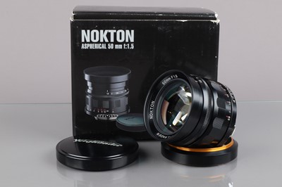 Lot 386 - A Voigtländer Nokton 50mm f/1.5 Aspherical Lens