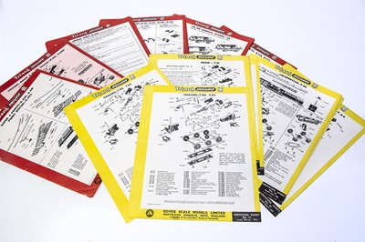 Lot 347 - Original Tri-ang TT and 00 Gauge Service Sheets from 1955-1962