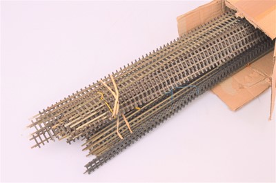 Lot 351 - Large qty of Gem and Wrenn  TT Gauge long flexi and fixed  straights