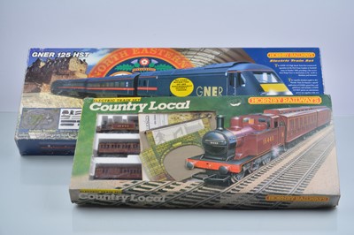 Lot 371 - Hornby  00 gauge GNER 125 and Country Local Train Sets in original boxes (2)