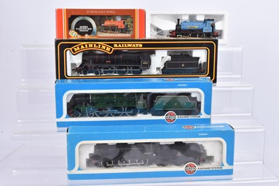 Lot 448 - Hornby Airfix Mainline 00 gauge Steam Locomotives and Tenders in original boxes