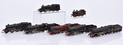 Lot 483 - Kit built and converted 3-rail 00 gauge Steam Locomotives (7)