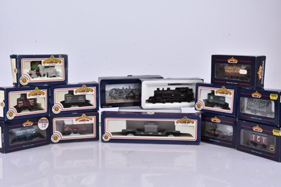 Lot 506 - Bachmann 00 gauge Steam Locomotive and Freight wagons  (11)