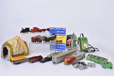 Lot 518 - Fleischmann and Piko HO Gauge Locomotives Rolling Stock Controllers and switches