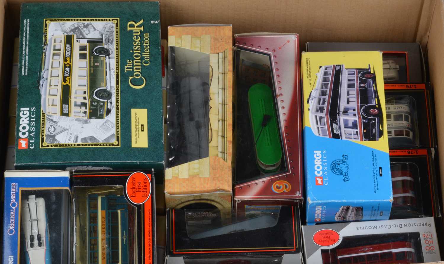 Lot 35 - Modern Diecast Trolleybus and Tram Models (30)