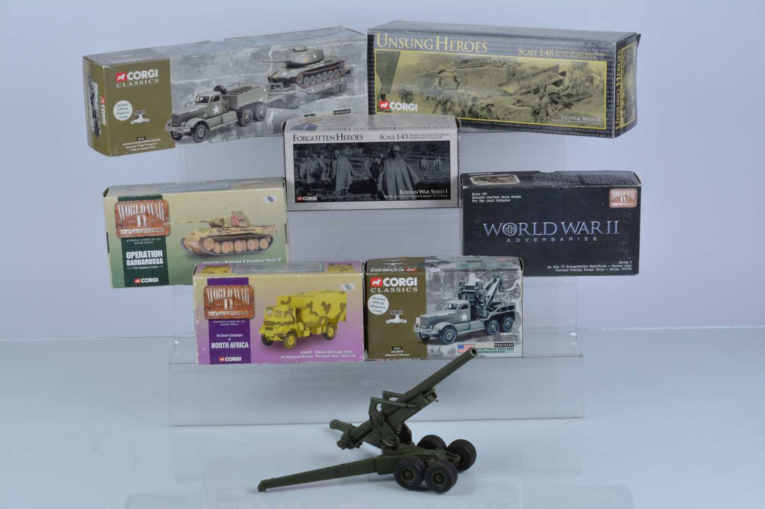 Lot 96 - Modern Diecast Corgi and Britain's Military Models