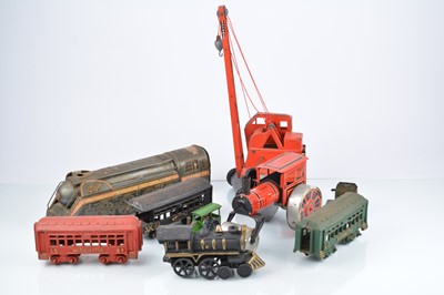 Lot 246 - Various Tin and solid Cast Toys