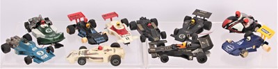 Lot 252 - 1970s-modern Scalextric Go Kart and Cars generally for repair/spares (10)