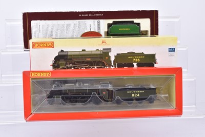 Lot 369 - Hornby Margate and China  00 gauge Southern Steam Locomotives and tenders in original boxes (3)