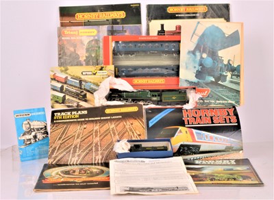 Lot 388 - Hornby 00 Gauge Railcar and Locomotive and Kitbuilt Pannier Tank and various Catalogues (3 Locos)