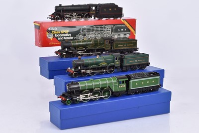 Lot 399 - Hornby and Lima  00 Gauge Steam Locomotives and Tenders (4)