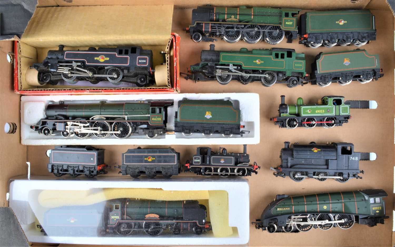 Lot 442 - Tri-ang Hornby Dapol Bachmann 00 gauge Steam locomotives (11)