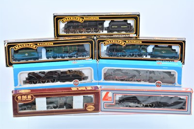 Lot 444 - Mainline Airfix Lima 00 gauge Steam Locomotives and Tenders in original boxes (7)