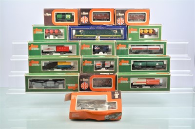 Lot 516 - Lima 00 gauge Diesel locomotive with H0 gauge freight rolling stock(16)