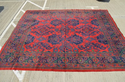 Lot 12 - A large Donegal Irish carpet