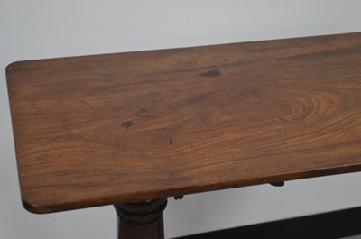 Lot 17 - A 19th century mahogany invalid table