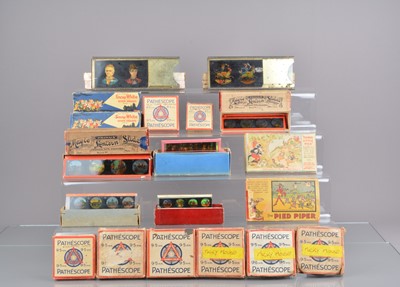 Lot 35 - Early 20th Century chromolitho slides for Toy Magic Lanterns