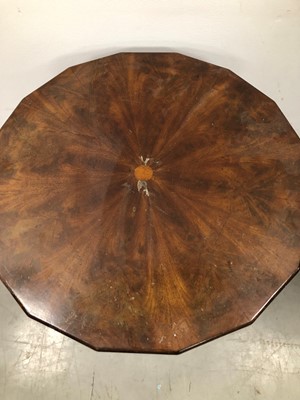 Lot 31 - A late Victorian mahogany veneered trip table