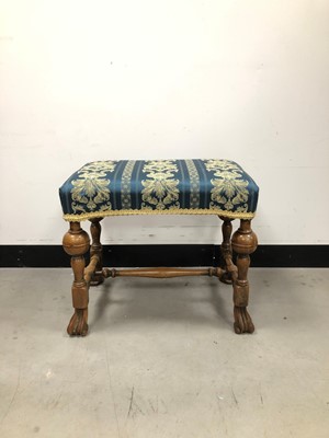 Lot 45 - A 19th century carved stool