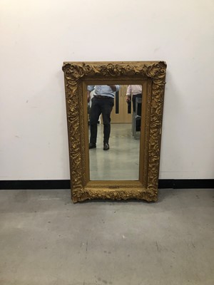 Lot 66 - A large gilt framed mirror