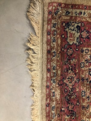 Lot 72 - An early 20th century middle eastern wool on cotton rug