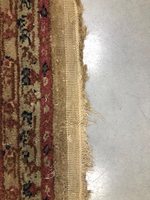 Lot 72 - An early 20th century middle eastern wool on cotton rug