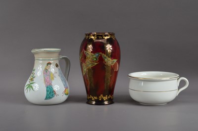 Lot 102 - Three ceramic items