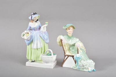 Lot 121 - Two Royal Doulton fine bone china figurines