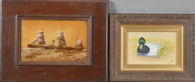 Lot 269 - Two framed works