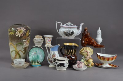 Lot 142 - A large assorted collection of 19th century and later ceramics
