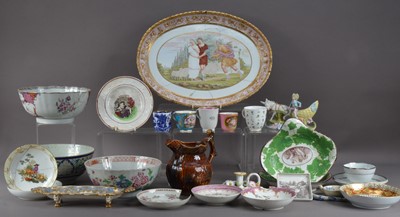 Lot 145 - A large assorted collection of 19th century and later ceramics