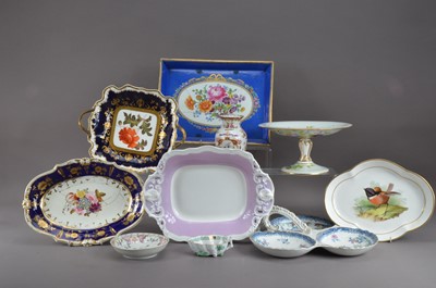 Lot 146 - A collection of 19th century and later British and Continental ceramics