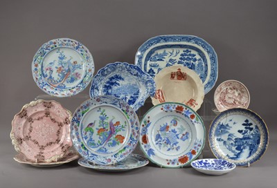 Lot 147 - A collection of 19th century and later English transferware ceramics