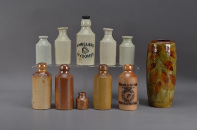 Lot 183 - A collection of Victorian and later stoneware jars