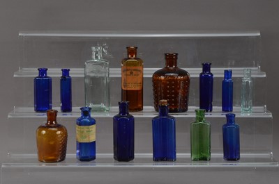 Lot 185 - A collection of Victorian and later glass Poison 'Not to be Taken' bottles