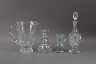 Lot 195 - Four items of cut glass