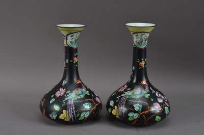 Lot 247 - Two Carlton Ware ceramic baluster vases