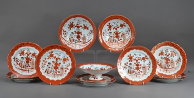 Lot 258 - A part 20th century Japanese Kutani-ware dinner service