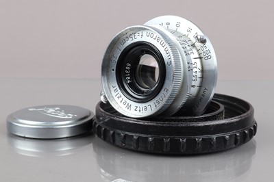 Lot 470 - A Leitz Wetzlar 3.5cm f/3.5 Summaron Lens